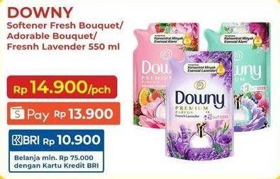 Promo Harga Downy Premium Parfum Adorable Bouquet, French Lavender, Fresh Bouquet 550 ml - Indomaret