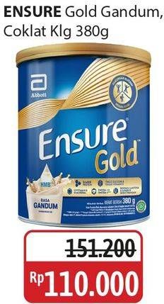 Promo Harga Ensure Gold Wheat Gandum Coklat, Gandum 380 gr - Alfamidi