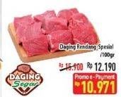 Promo Harga Daging Rendang Sapi Spesial per 100 gr - Hypermart