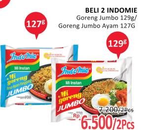 Promo Harga INDOMIE Mi Goreng Jumbo Ayam Panggang, Spesial 127 gr - Alfamidi