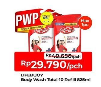 Promo Harga Lifebuoy Body Wash Total 10 850 ml - TIP TOP