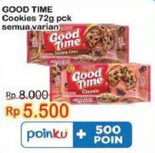 Promo Harga GOOD TIME Cookies Chocochips All Variants 72 gr - Indomaret