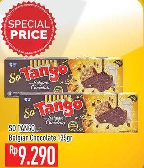 Promo Harga TANGO Wafer So Tango Belgian Chocolate 135 gr - Hypermart