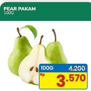 Promo Harga Pear Packham per 100 gr - Indomaret