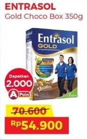 Promo Harga Entrasol Gold Susu Bubuk Chocolate 370 gr - Alfamart