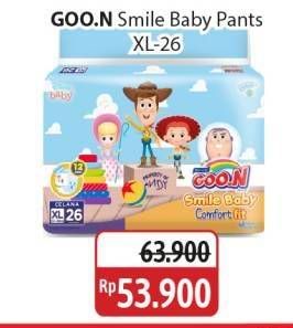 Promo Harga Goon Smile Baby Comfort Fit Pants XL26 26 pcs - Alfamidi