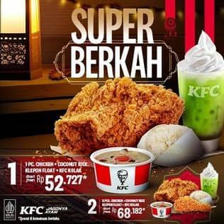 Promo Harga Super Berkah  - KFC