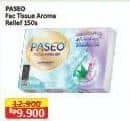 Promo Harga Paseo Facial Tissue Aroma Relief 150 sheet - Alfamart