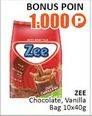 Promo Harga ZEE Susu Bubuk Swizz Chocolate, Vanilla Twist per 10 sachet 40 gr - Alfamidi