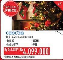 Promo Harga COOCAA 42CTC6200 | LED TV 42"  - Hypermart
