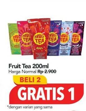 Promo Harga SOSRO Fruit Tea 200 ml - Carrefour