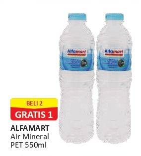 Promo Harga Alfamart Air Mineral 550 ml - Alfamart