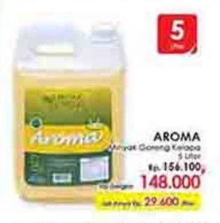 Promo Harga AROMA Minyak Goreng Kelapa 5 ltr - LotteMart