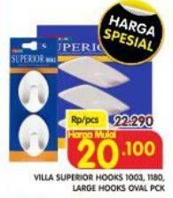 Promo Harga VILLA Superior Hooks 1180/1003  - Superindo