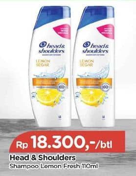 Promo Harga Head & Shoulders Shampoo Lemon Fresh 160 ml - TIP TOP