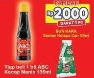 Promo Harga ABC Kecap Manis 135 ml - Indomaret