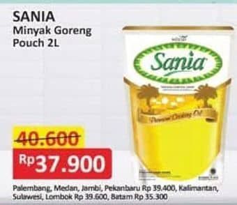 Promo Harga Sania Minyak Goreng 2000 ml - Alfamart
