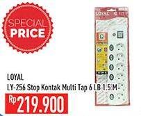 Promo Harga LOYAL Stop Kontak LY-256 6LB  - Hypermart