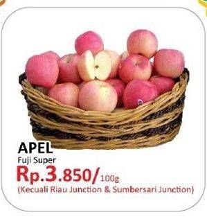 Promo Harga Apel Fuji Super per 100 gr - Yogya