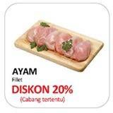 Promo Harga Ayam Fillet per 100 gr - Yogya