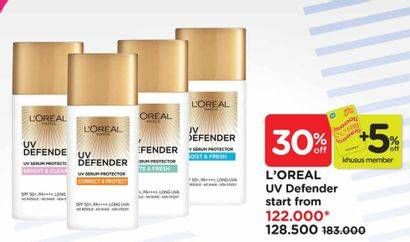 Promo Harga Loreal UV Defender 15 ml - Watsons