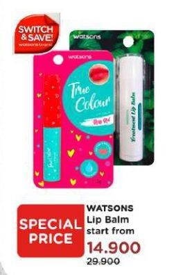 Promo Harga NATURALS BY WATSONS Lip Balm All Variants  - Watsons