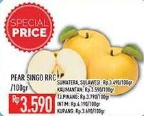 Promo Harga Pear Singo RRC per 100 gr - Hypermart