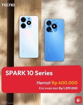 Promo Harga Tecno Spark 10 Series  - Erafone