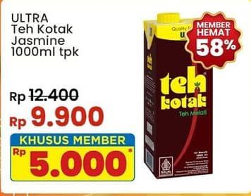 Promo Harga Ultra Teh Kotak Jasmine 1000 ml - Indomaret