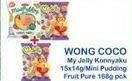 WONG COCO My Jelly Konnyaku 15x14g/ Mini Pudding Fruit Pure 168g