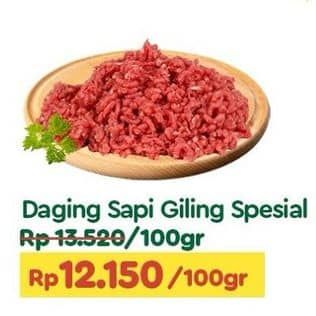 Promo Harga Daging Giling Sapi Spesial per 100 gr - TIP TOP
