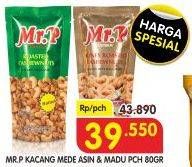 Promo Harga MR.P Peanuts Bawang, Madu 80 gr - Superindo