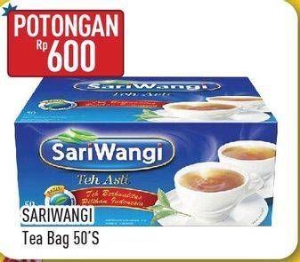 Promo Harga Sariwangi Teh Asli 50 pcs - Hypermart