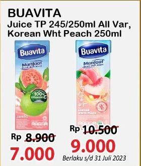 Promo Harga Buavita Fresh Juice All Variants 245 ml - Alfamart