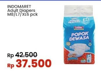 Promo Harga Indomaret Diapers Adult M8, XL6, L7 6 pcs - Indomaret