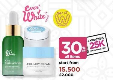Promo Harga EVER WHITE Skincare  - Watsons
