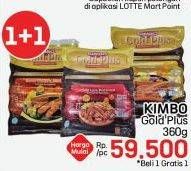 Promo Harga Kimbo Gold Plus Bratwurst 360 gr - LotteMart