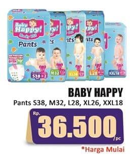 Promo Harga Baby Happy Body Fit Pants S38+2, M32, L28, XL26, XXL18 18 pcs - Hari Hari