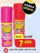 Promo Harga PUSH POP Candy 14 gr - Superindo