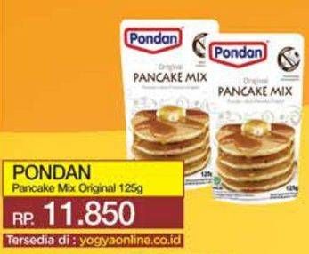 Promo Harga Pondan Pancake Mix Original 125 gr - Yogya