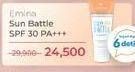 Promo Harga EMINA Sun Battle SPF 30+ PA+++ 60 ml - Indomaret