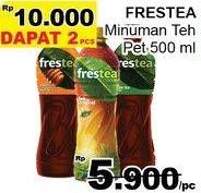 Promo Harga FRESTEA Minuman Teh Green Honey, Original 500 ml - Giant