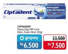 Promo Harga CIPTADENT Pasta Gigi Maxi 12 Plus Cool Mint, Fresh Mint 190 gr - Alfamidi