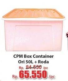 Promo Harga CPM Container Box + Roda Ori 50000 ml - Hari Hari