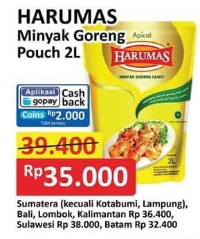 Promo Harga Harumas Minyak Goreng 2000 ml - Alfamart