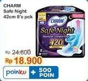 Promo Harga Charm Safe Night Gathers 42cm 8 pcs - Indomaret