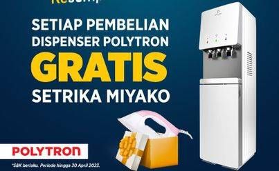 Promo Harga Polytron Dispenser  - COURTS