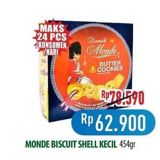 Promo Harga Monde Butter Cookies 454 gr - Hypermart