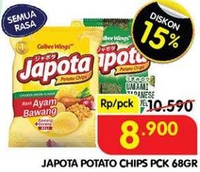 Promo Harga Japota Potato Chips All Variants 68 gr - Superindo