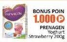 Promo Harga PRENAGEN Yoghurt Strawberry 200 gr - Alfamidi